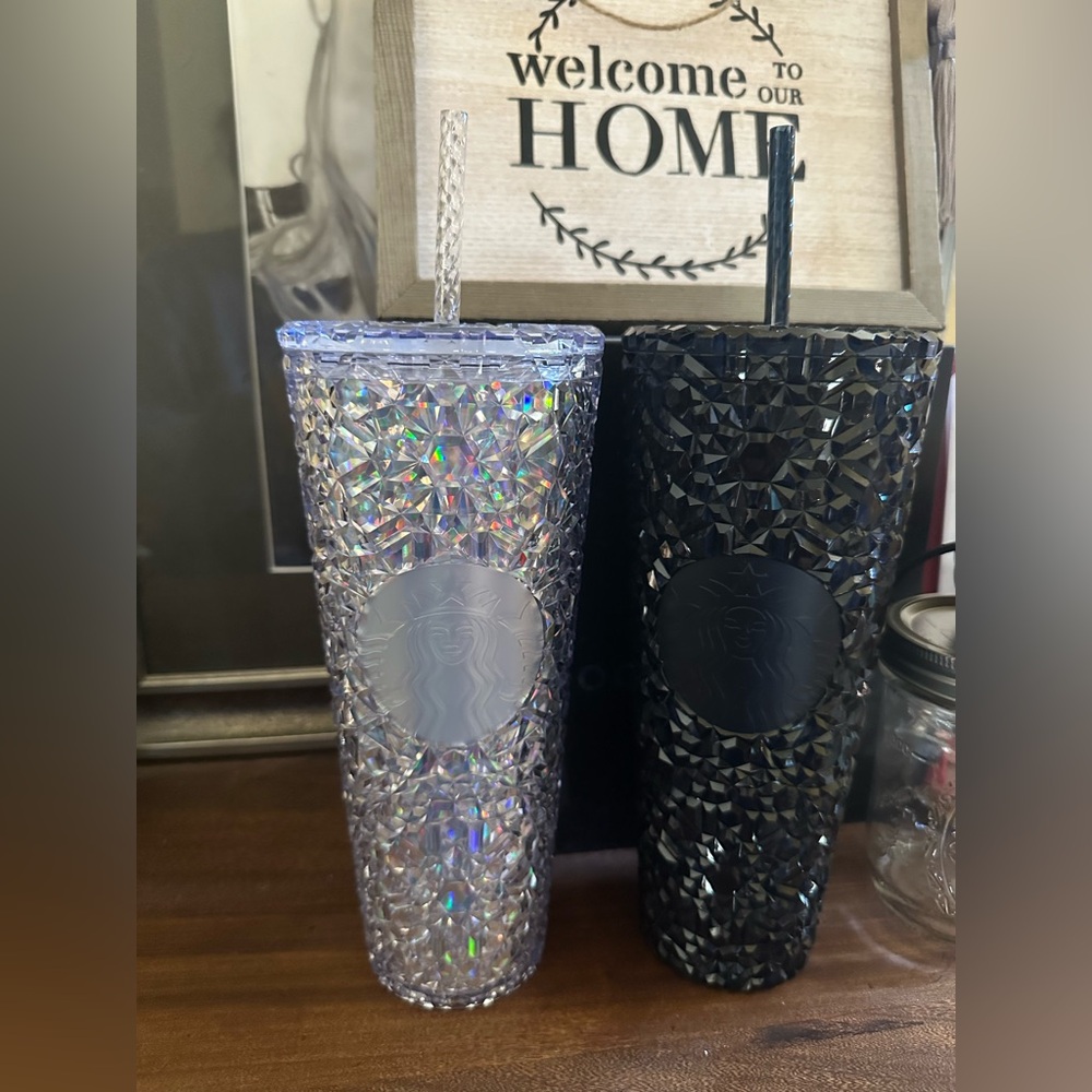 Starbucks Iridescent and Dark Navy Tumbler Set